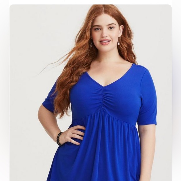 SOLD -NWT Torrid cinched babydoll tunic - Picture 6 of 8